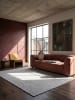 KADIMA DESIGN Kurzflorteppich Uni pflegeleicht Wohnzimmer Schlafzimmer Flur Esszimmer in Grau
