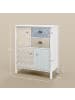 HOMCOM Kommode in Weiß 68L x 34B x 80H cm