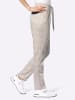 Heine Jogpants in beige-ecru-kariert