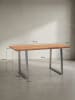 KADIMA DESIGN Esszimmertisch 120x60x76 cm Massivholz / Metall Esstisch