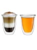 Creano 2er-Set "Thermo-Gläser" DG-V doppelwandig, 250ml Glas