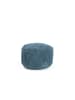 Lumaland Sitzsack-Hocker Pouf rund Cord 50l dunkelblau Blau