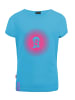 Trollkids T-Shirt "Logo" in Hellblau / Pink