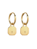 KUZZOI Ohrringe 925 Sterling Silber in Gold
