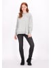 DreiMaster Damen Sweatshirt in Grau Melange