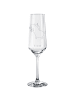 Mr. & Mrs. Panda Champagnerglas Einhorn Blume ohne Spruch in Transparent