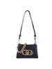 Liu Jo Lapuffy Schultertasche 20 cm in nero