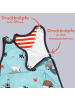 Schlummersack Babyschlafsack, 1.0 TOG in Hellblau-Rot