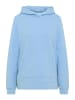 Cecil Garment dyed Hoodie in Blau