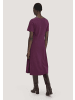 Hessnatur Hessnatur Jersey Kleid Kniebedeckend Slim aus reiner Bio-Baumwolle in fuchsia