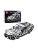Reobrix GT500 Sportwagen Bausteine Grau 476 Teile Set