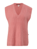 QS Strickpullover kurzarm in Pink