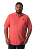 Men Plus Poloshirt in koralle