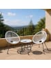 SONGMICS Terrassenmöbel Set Feliks in Weiß - (B)65 x (H)77 x (T)64 cm