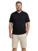 Men Plus Poloshirt in schwarz