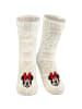 Disney Disney Minnie Mouse Hüttensocken Strick Haussocken Kuschelsocken in weiß