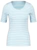 Gerry Weber T-Shirt 1/2 Arm in Blau/Ecru/Weiss Ringel