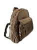 Bag Street Cityrucksack, Freizeitrucksack Nylon braun ca. 26cm breit ca. 30cm hoch