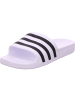 adidas Pantoletten Aqua Adilette in white/black/white