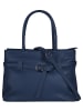 Cluty Handtasche echt Leder in blau