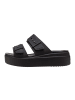 Crocs Brooklyn Buckle Slipper-Sandalen Schwarz