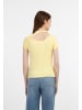 myMo Damen Jerseyshirt in Hellgelb