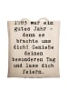 Mr. & Mrs. Panda Büchertasche Spruch 1983 Geburtstag mit Spruch in Creme