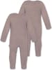 Normani Outdoor Sports 2er Pack Baby Merino Strampler Tangoio in Rosa