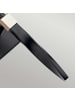Licht-Erlebnisse Wandlampe EEK F (B)12.7 x (H)41.3 cm in Schwarz Weiß Nickel
