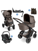 ABC-Design 4in1 Kinderwagen-Set Salsa 5 Air in brown