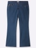 sheego Bootcut-Jeans in blue-stone-washed