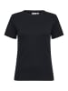 SAINT TROPEZ T-shirt AsterSZ Gerade Passform in Black