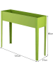 COSTWAY Hochbeet 100x30x80cm in Grün