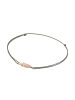 Elli Fußschmuck 925 Sterling Silber Feder in Rosegold