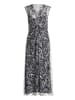 CARTOON Midikleid ohne Arm in Weiß/Schwarz
