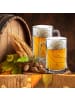 Mr. & Mrs. Panda Gravur Bierkrug Stinktier Handstand ohne Spruch in Transparent