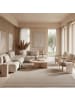 KADIMA DESIGN Outdoorteppich Boho Wetterfest UV-beständig Waschbar in Beige