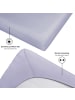 Schöner Wohnen Kollektion Spannbettlaken FLAT 1 in Lila