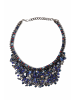 collezione alessandro Statementkette " Monika " in blau