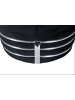 Kayoom Hocker Doric in schwarz - graphit