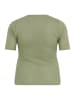 KAFFE curve T-shirt KCvianna Tight fit in Oil Green