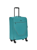 Stratic Strong - 4-Rollen-Trolley M 65 cm erw. in petrol