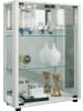 ebuy24 Vitrinenschrank Sintalo 13 Weiß 60 x 25 cm