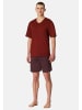 Schiesser Schlafanzug Comfort Essentials in Rot