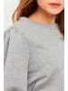 PULZ Jeans Sweatshirt PZSOFIA - 50206259 in grau