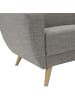 58 aufm Kessel SOFA 2-Sitzer Kazdoia Flachgewebe grau