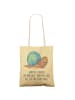 Mr. & Mrs. Panda Shopper Schnecke Sir mit Spruch in Gelb Pastell