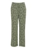 ICHI Casual Hose IHAYA Regular fit in Sprucestone Flower Aop