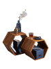 KADIMA DESIGN Beistelltisch 2er Set Massivholz Design Wohnzimmertisch,