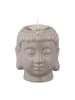 relaxdays 2 x Buddha Teelichthalter in Grau